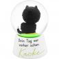 Preview: Schneekugel »schwarze Katze«