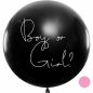 Mobile Preview: Riesenballon - Ø 1m - Boy or Girl - Pink - Babyshower