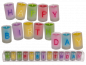 Preview: Farbige Kerze im Glas, Happy Birthday