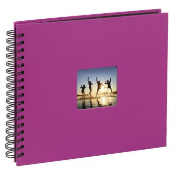 Hama Spiral-Album "Fine Art", 28 x 24 cm, 50 schwarze Seiten, Pink