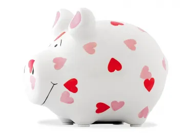 Sparschwein Kleinschwein, Herzchen