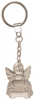 Metall-Schlüsselanhänger, Schutzengel, ca. 5 cm, Auto, Führerschein
