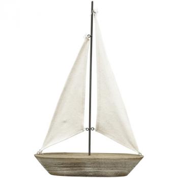 Schiff LaMer, Holz, 37,5x24x5,5 cm