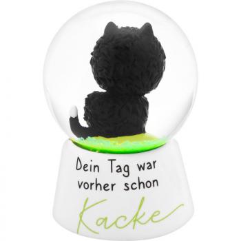 Preview: Schneekugel »schwarze Katze«