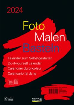 Foto-Malen-Basteln Bastelkalender A4 2024
