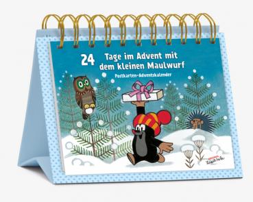 Postkarten-Adventskalender "24 Tage im Advent mit dem kleinen Maulwurf"