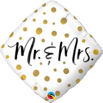 Ballon - Mr. & Mrs. Golden Dots