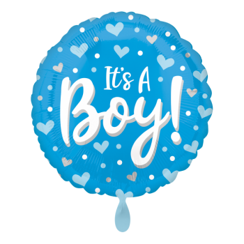 Ballon - It´s a Boy Hearts & Dots