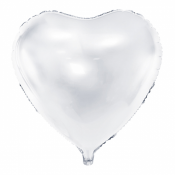 Ballon XXL - Herz - Weiß