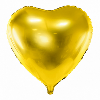 Ballon XXL - Herz - Gold