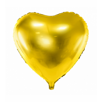 Ballon - Herz - Gold