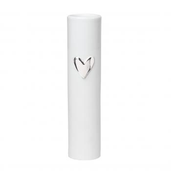 Vase Herz "silber"