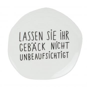 Mix & Match Teller klein "Ihr Gebäck"