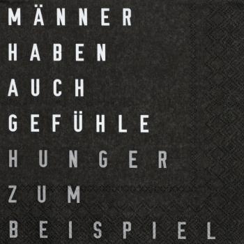 Servietten "Männer haben auch Gefühle"