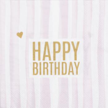 Lunchservietten "Happy Birthday"