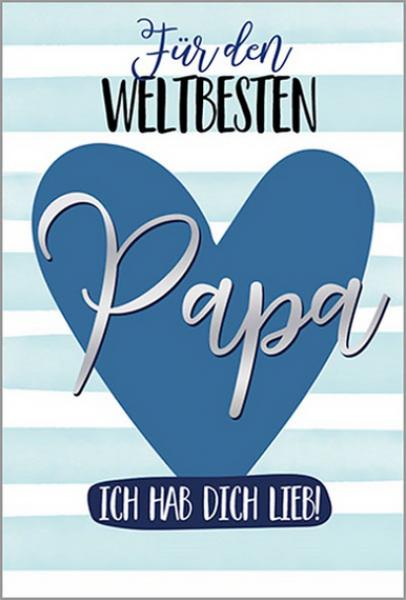 Grußkarte Für den weltbesten Papa