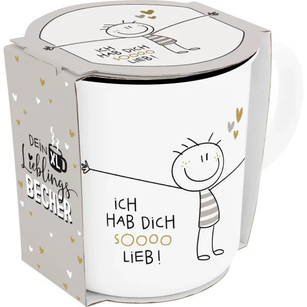XL-Lieblingsbecher »Hab dich soooo lieb«