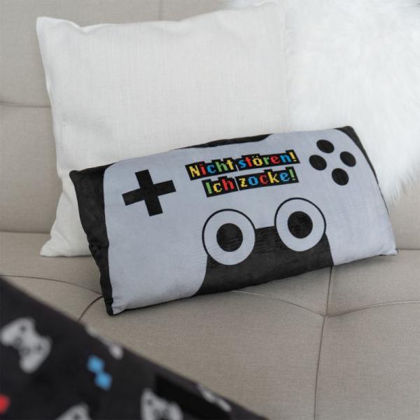 Plüschkissen »Zocken«