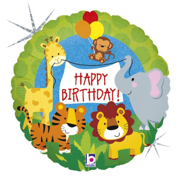 Ballon - Dschungel Tiere Birthday