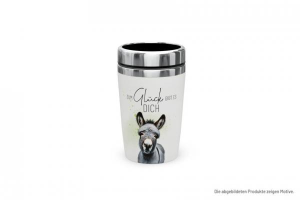 Becher to go 240ml Esel