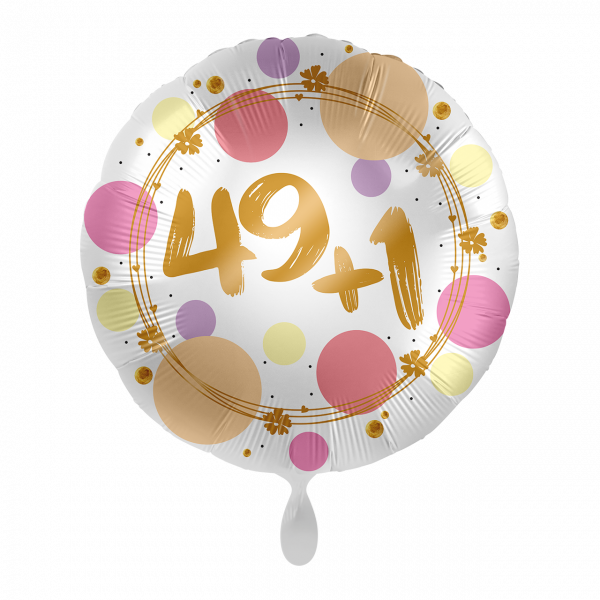 Ballon - Shiny Dots 49+1 (50)
