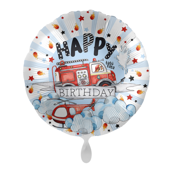 Beschenker.com - Ballon - Feuerwehr Happy Birthday - Tatü Tata ...