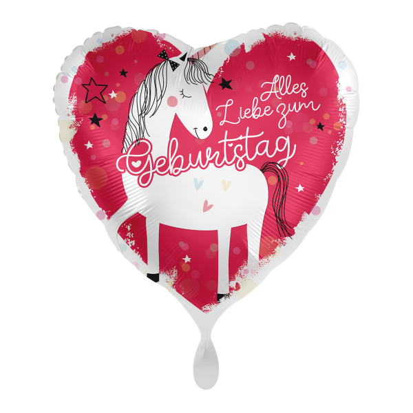 Ballon - Geburtstag Einhorn