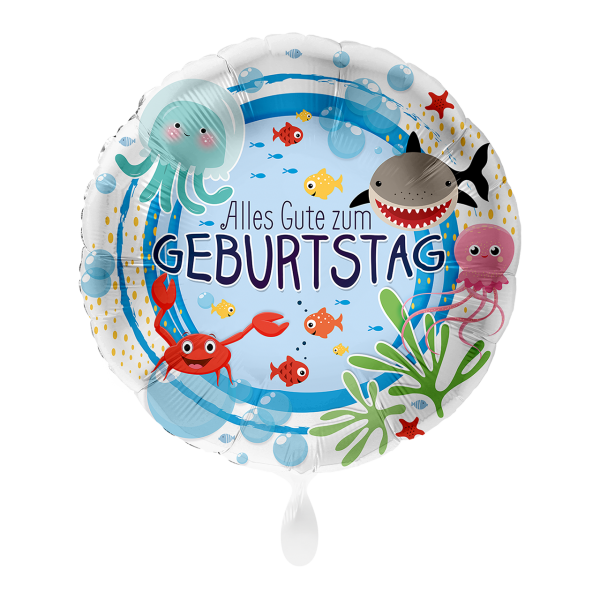 Ballon - Geburtstag Unterwasserwelt