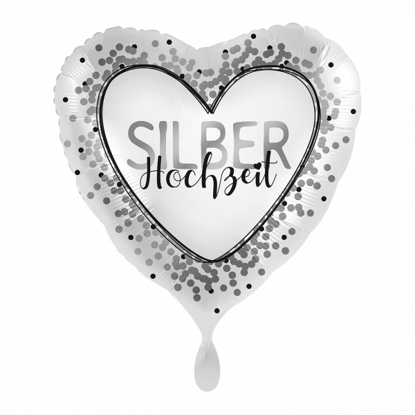 Ballon - Silberhochzeit Ballon - Silberhochzeit