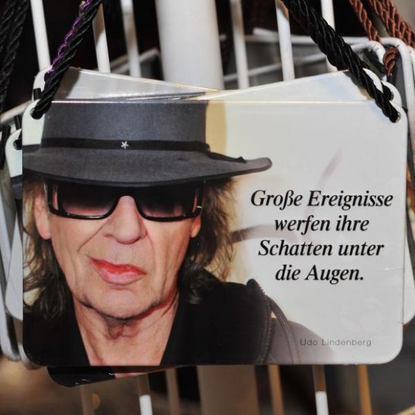 Blechschild Große Ereignisse Udo Lindenberg