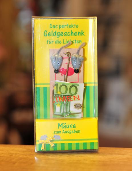 Geldgeschenk "Mausefalle" Mäuse zum Ausgeben