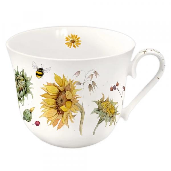 Tasse Sonnenblumen