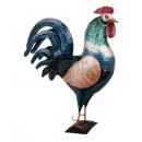 Hahn Kanu, Metall, 77x60x26 cm (leichte Lack-Beschädigung)